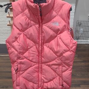 The North Face Pink Quilted Vest